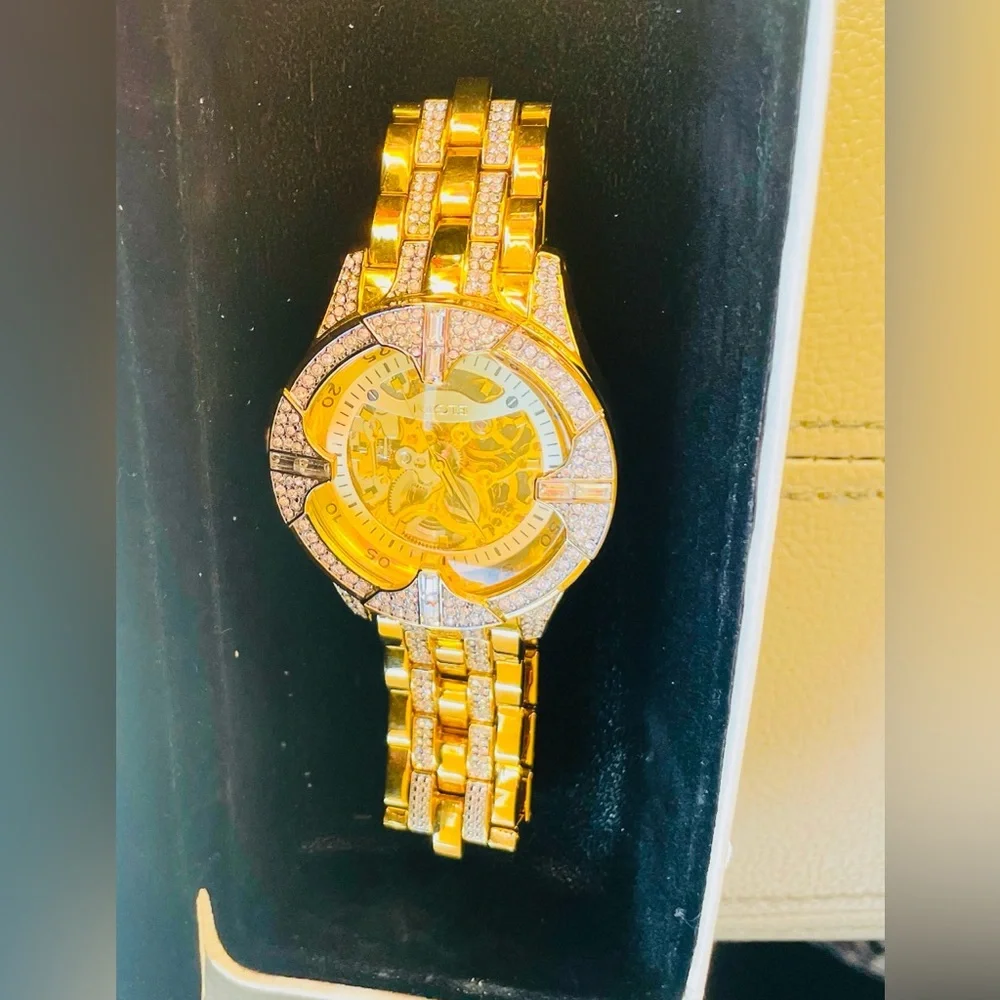 Elgin Stainless Steel Band Luxury Wristwatches